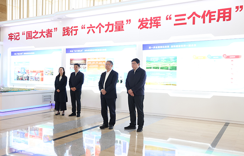 民革中央主席鄭建邦到國(guó)家電網(wǎng)公司調(diào)研
